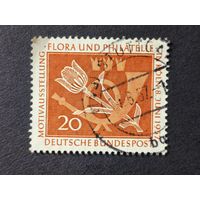 Германия 1957. Выставка флоры и филателии. Полная серия