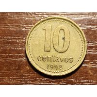 Аргентина 10 сентаво 1992