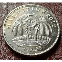 Маврикий 5 рупий, 2012    ( 1-13-3 )