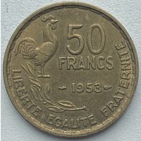 Франция 50 франков 1953 г. Без отметки монетного двора