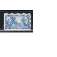 США-1949, (Мих.595),  *   , Университет Вашингтона и Ли,  (одиночка)