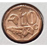 ЮАР. 10 центов 2015 года. (*).