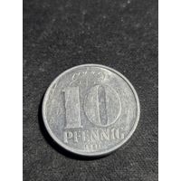 ГДР 10 пфеннигов 1981