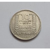 10 франков. 1933г. 680 пр.,Франция.Торг уместен.
