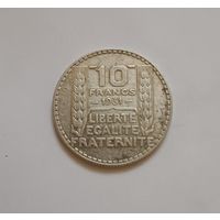 10 франков. 1931г. 680 пр.,Франция.Не чищена.