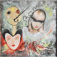 Панно акрил бумага