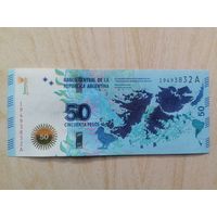 Аргентина 50 UNC c рубля