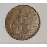 Великобритания 1 пенни 1965