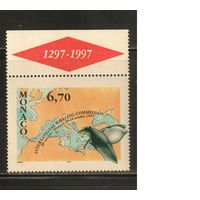 Монако-1997(Мих.2384) , ** , Морская Фауна,  Дельфины(одиночка)