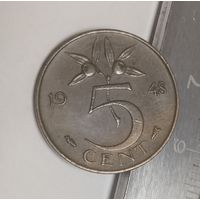 Нидерланды 5 центов, 1948