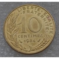 Франция, 10 сантимов 1984 г.