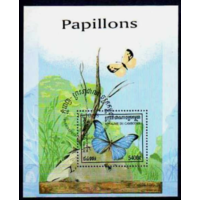 Камбоджа 1989 Бабочка Блок