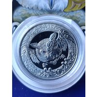 Казахстан. 100 тенге 2019 года. Филин.