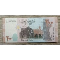 Werty71 Сирия 200 фунтов 2021 аUNC банкнота