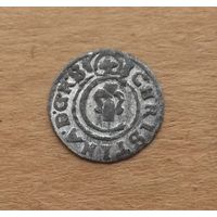 Шведская Ливония, королева Кристина Ваза (1632-1654), солид 1648 г., в блеске