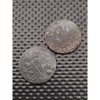 Польша 1 грош 1768 г. Отметка монетного двора: "G".