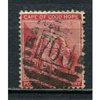 Британские колонии - Мыс Доброй Надежды - 1884/1890 - Аллегория Надежды 1P - [Mi.32] - 1 марка. Гашеная.  (Лот 25HV)-TG3P21