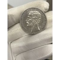 Очень редкий талер 1865 шаумбург липпе в отличном сохране для своего типа !