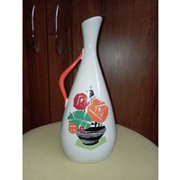 Фарфоровая ваза-кувшин  для одного цветка .СССР. ЛФЗ. 27 см.