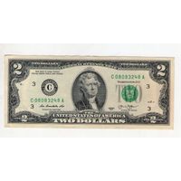 2 доллара 2013 г. С08083248А. Филадельфия.