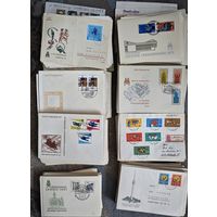 ГДР лот Конверты и FDC  600 штук