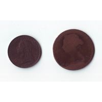 1 фартинг 1896, Великобритания.