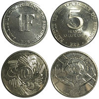 Бурунди набор монет (4 шт), 1980-2011 [UNC]