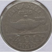 Бразилия 400 реалов 1936 г. В холдере