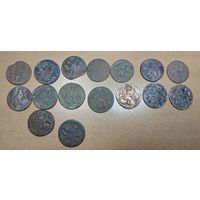 Кошель денег. 16 штук. Разные года