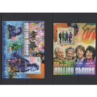 Центрально-Африканская Республика 2012** Музыка, Британская рок-группа Роллинг Стоунз /Rolling Stones