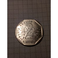 2 франка Франция 1979 год