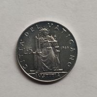 Ватикан 5 лир 1965 г.