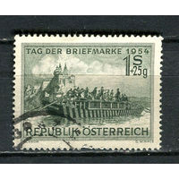 Австрия - 1954 - День почтовой марки. Корабль - [Mi. 1010] - полная серия - 1 марка. Гашеная.  (Лот 2HO)-T2P12