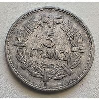 Франция 5 франков, 1947 В  2-7-6