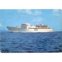 Теплоход Молдавия. Чистая ДМПК. Фото Смирнова. 1976