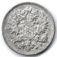 ВЕЛИКОЕ КНЯЖЕСТВО ФИНЛЯНДСКОЕ. 25 ПЕННИ 1894 L. АЛЕКСАНДР III
