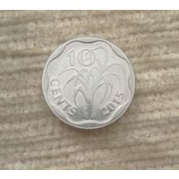 Werty71 Эсватини Свазиленд 10 центов 2015
