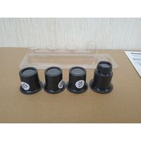 Лупа часовая ювелирная комплект  из 4 шт