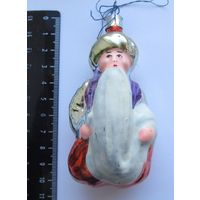 Все лоты с рубля.Елочная игрушка Черномор,СССР,разновидность 3