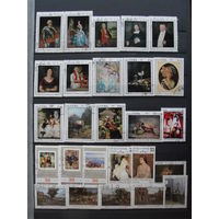 Продажа коллекции с 1 рубля! Культура и искусство на почтовых марках мира.