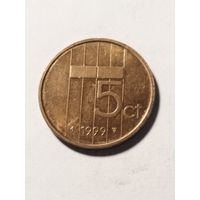 Нидерланды 5 центов 1999