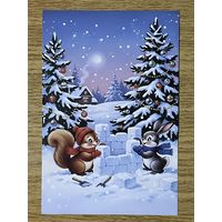 Открытка для посткроссинга чистая 10х15 см. (на тонкой бумаге)