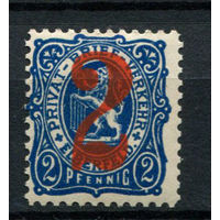 Германия - Вупперталь (B) - Местные марки - 1886 - Надпечатка 2 на 2Pf - [Mi.2] - 1 марка. MNH.  (Лот 145AR)