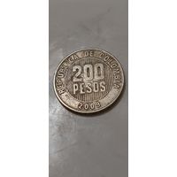 Колумбия 200 песос 2009