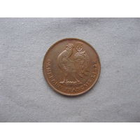 Мадагаскар 1 франк 1943 год Заморская территория Франции (1943-1958)