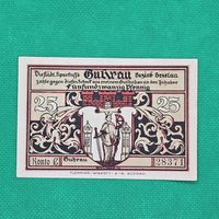 Старт с 1 Рубля !!! Банкнота Германия Нотгельд 25 ПФЕННИГ