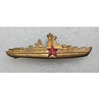 КОМАНДИР КОРАБЛЯ. Старого образца 1987-1996 гг. Тяжелый металл (толстостенный латунь). (2)