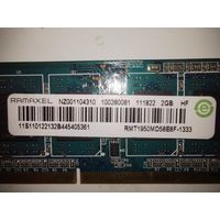 Оперативная память DDR3 Ramaxel    ,  2 ГБ   для ноутбука