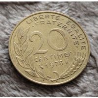 20 сантимов 1978 Франция