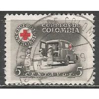 Колумбия. Красный Крест. Марка двойного назначения. 1958г. Mi#57.